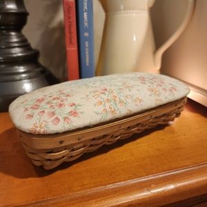 Vintage Longaberger Quilted Lid Basket